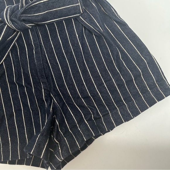 Manning Cartell Pinstriped Waist Tie Denim Shorts - Picture 6 of 14